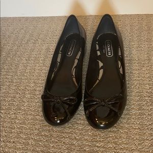 Coach Black Patent Low Heel